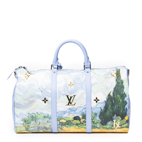 Louis Vuitton Jeff Koons Masters Van Gogh Keepall Bandouliere 50 - Picture 5 of 10